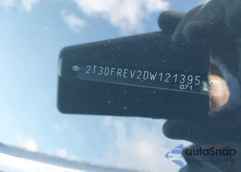 2013 Toyota Rav4 Limited from USA, damaged, VIN 2T3DFREV2DW121395